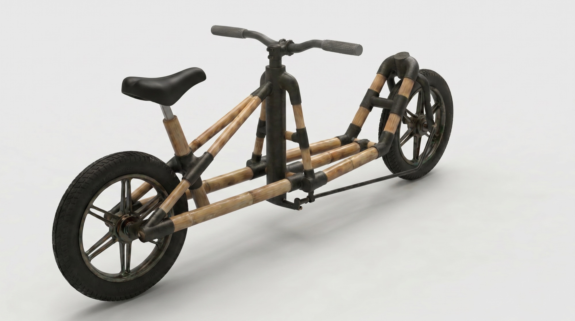 Workflows — rendered bamboo cargo balance bike
